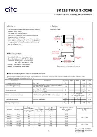  Datasheet Preview Page 1