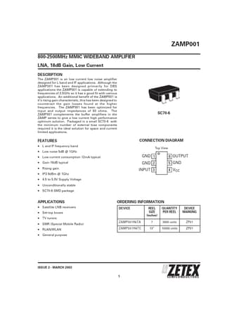  Datasheet Preview Page 1