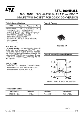  Datasheet Preview Page 1