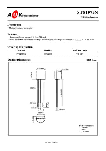  Datasheet Preview Page 1