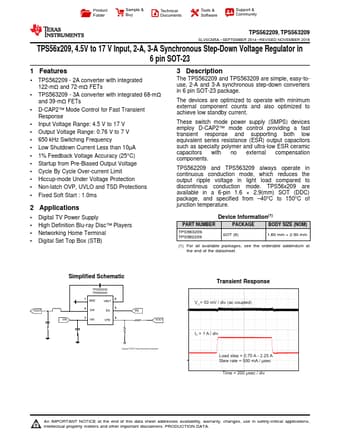  Datasheet Preview Page 1