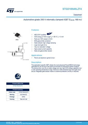  Datasheet Preview Page 1