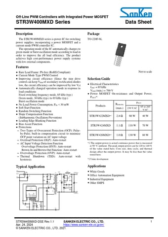  Datasheet Preview Page 1