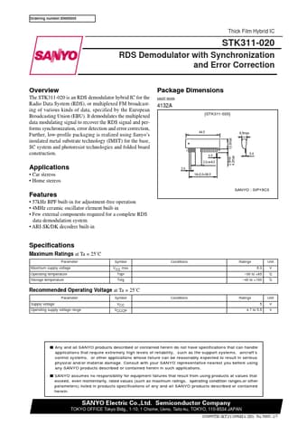  Datasheet Preview Page 1
