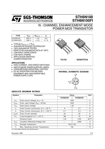  Datasheet Preview Page 1