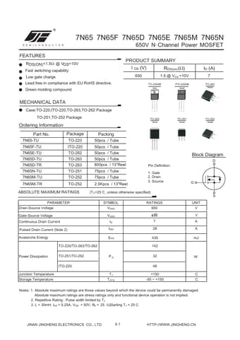  Datasheet Preview Page 1