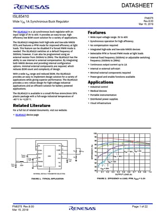  Datasheet Preview Page 1