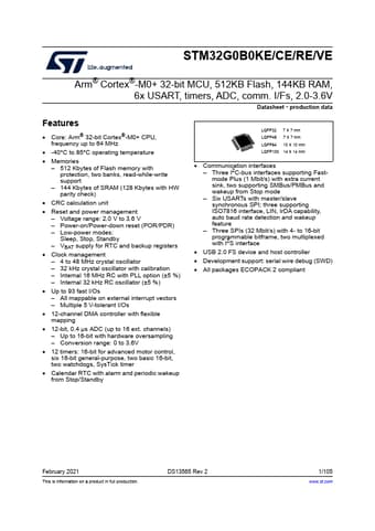  Datasheet Preview Page 1