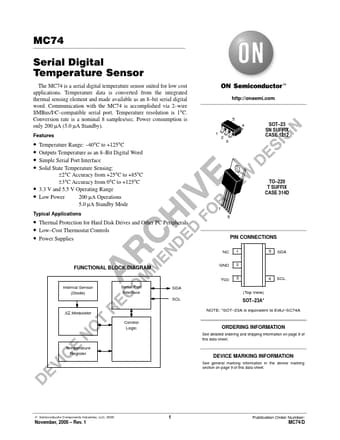  Datasheet Preview Page 1