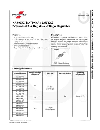  Datasheet Preview Page 1