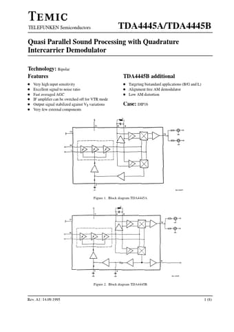  Datasheet Preview Page 1
