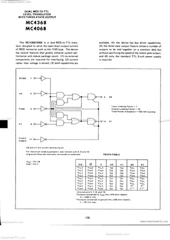  Datasheet Preview Page 1