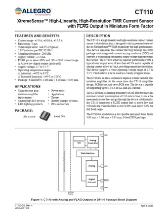  Datasheet Preview Page 1