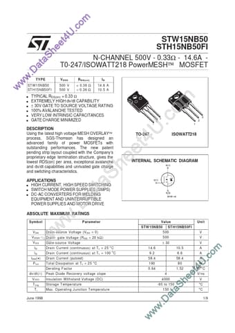  Datasheet Preview Page 1