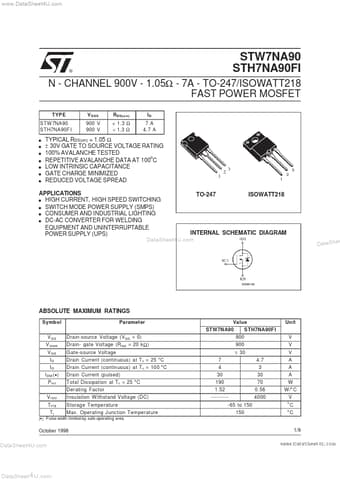  Datasheet Preview Page 1