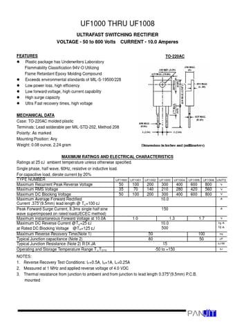  Datasheet Preview Page 1