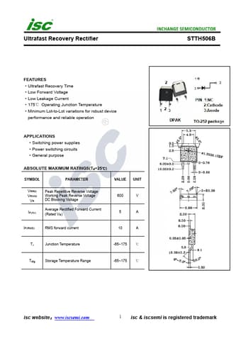  Datasheet Preview Page 1