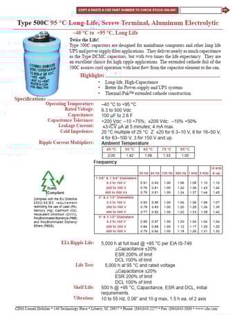  Datasheet Preview Page 1