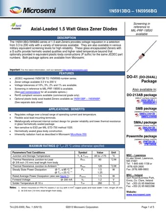 Datasheet Preview Page 1