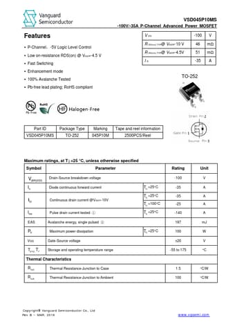  Datasheet Preview Page 1