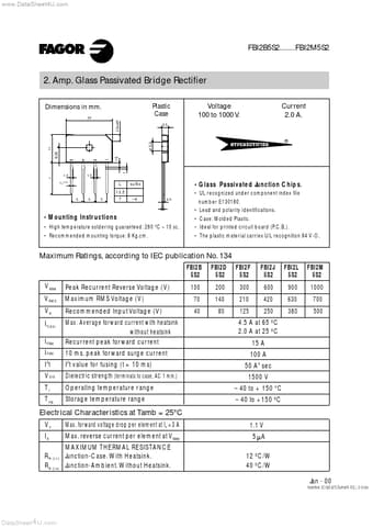  Datasheet Preview Page 1