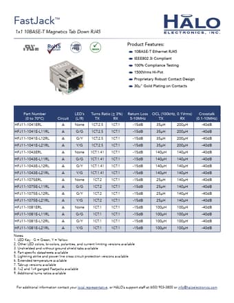  Datasheet Preview Page 1