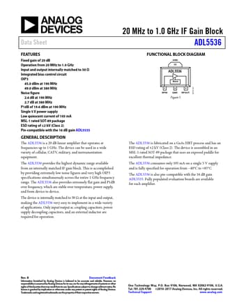  Datasheet Preview Page 1
