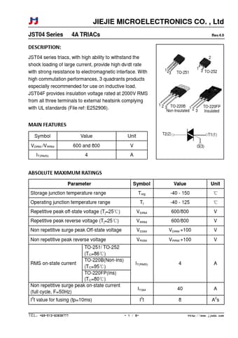  Datasheet Preview Page 1