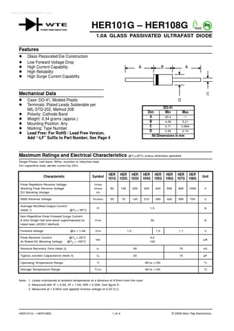  Datasheet Preview Page 1