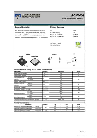  Datasheet Preview Page 1