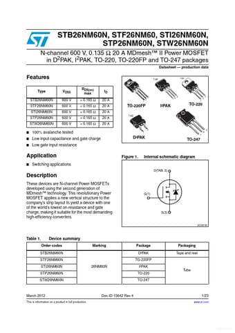  Datasheet Preview Page 1