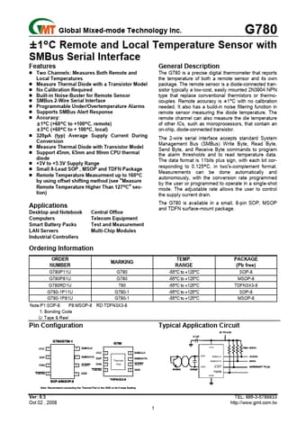  Datasheet Preview Page 1