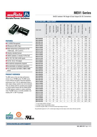  Datasheet Preview Page 1