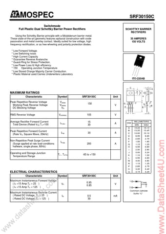  Datasheet Preview Page 1