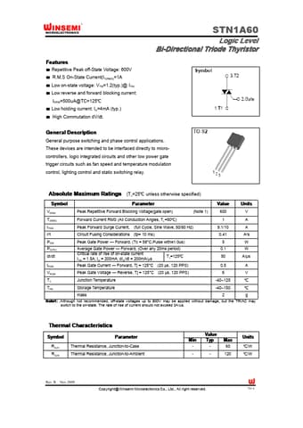  Datasheet Preview Page 1
