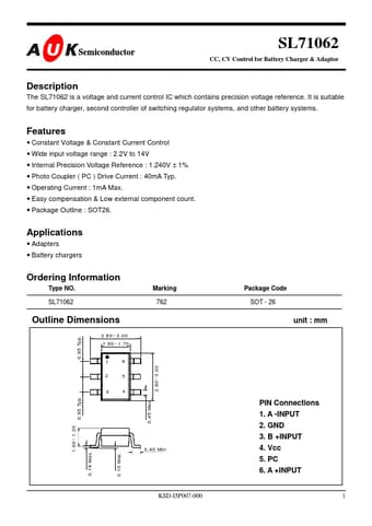  Datasheet Preview Page 1