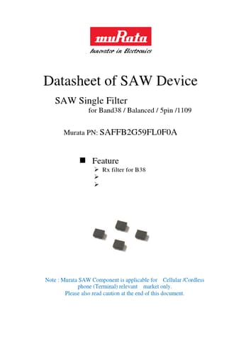  Datasheet Preview Page 1