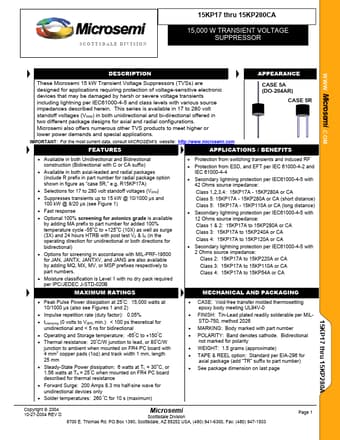  Datasheet Preview Page 1
