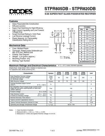  Datasheet Preview Page 1