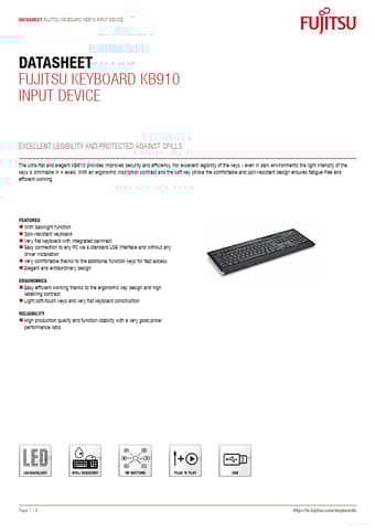  Datasheet Preview Page 1