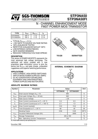  Datasheet Preview Page 1