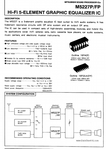  Datasheet Preview Page 1