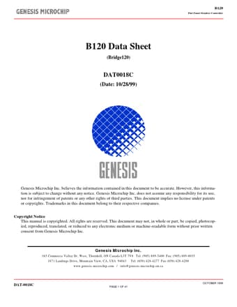  Datasheet Preview Page 1