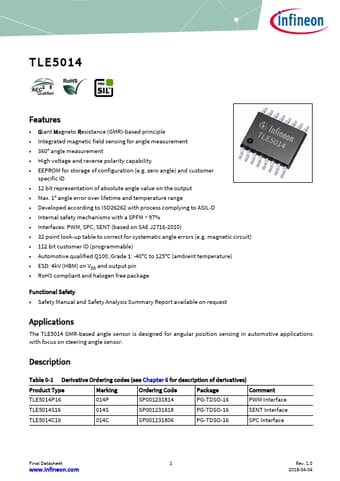  Datasheet Preview Page 1