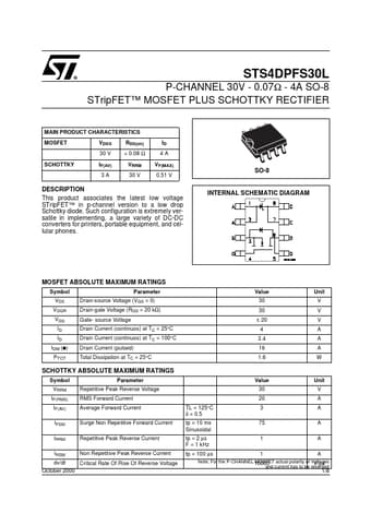  Datasheet Preview Page 1