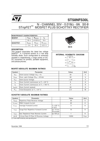  Datasheet Preview Page 1