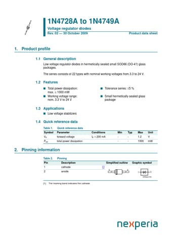  Datasheet Preview Page 1