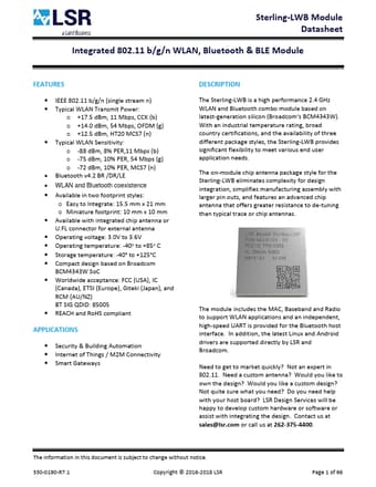  Datasheet Preview Page 1