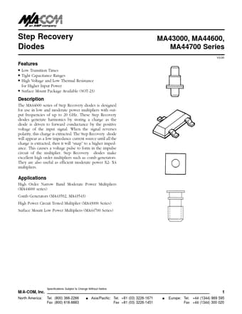  Datasheet Preview Page 1
