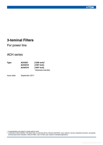  Datasheet Preview Page 1